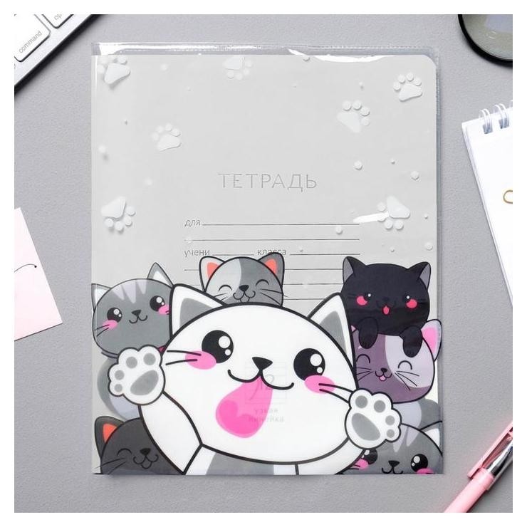 Обложка для тетради «Коты»