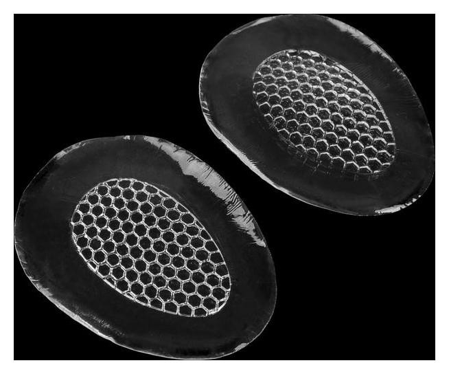 

Полустельки для обуви, силиконовые, с протектором, ,5 × 6,7 см, пара, Прозрачный