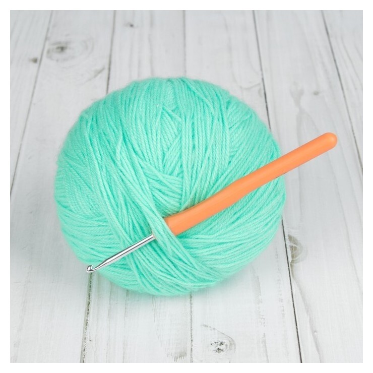 Крючок для вязания, D = 3,5 мм, 14 см  Арт узор