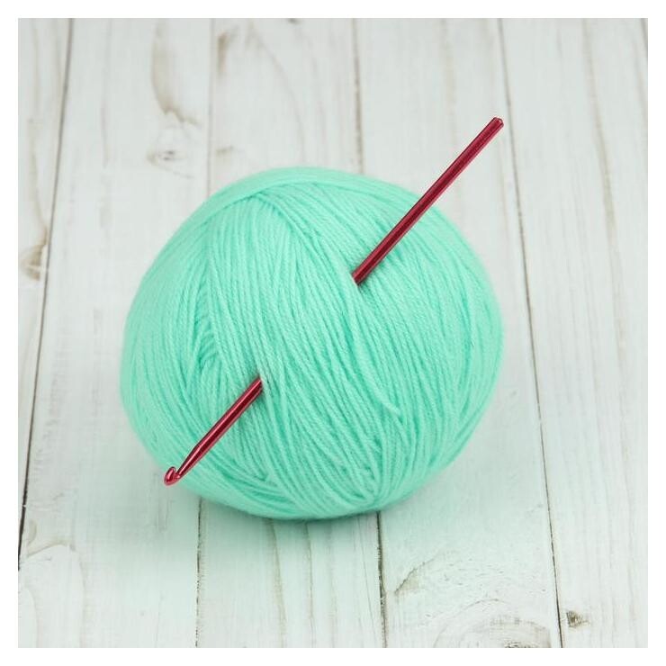 Крючок для вязания, D = 4 мм, 15 см  Арт узор