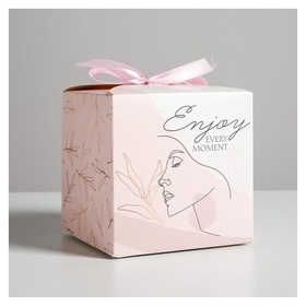 Коробка складная Enjoy, 12 × 12 × 12 см Дарите счастье