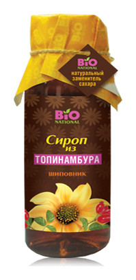

Натуральный сироп из топинамбура с шиповником