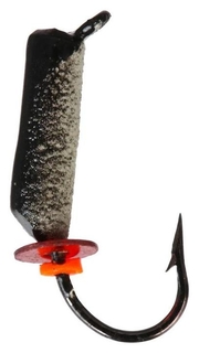 Мормышка столбик 2 с фосфором, цвет чёрный 