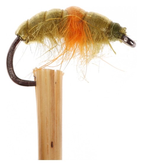 

Мушка Gammarus Amphipod, Olive & Orange 3.0021-12