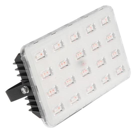 Прожектор фито светодиодный Luazon Lighting, для растений, 50 Вт, Ip65, 220в