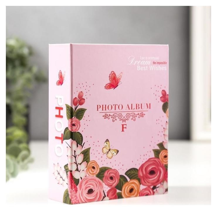

Фотоальбом на 100 фото 10х15 см "Цветочный венок" 16,5х13х4,8 см