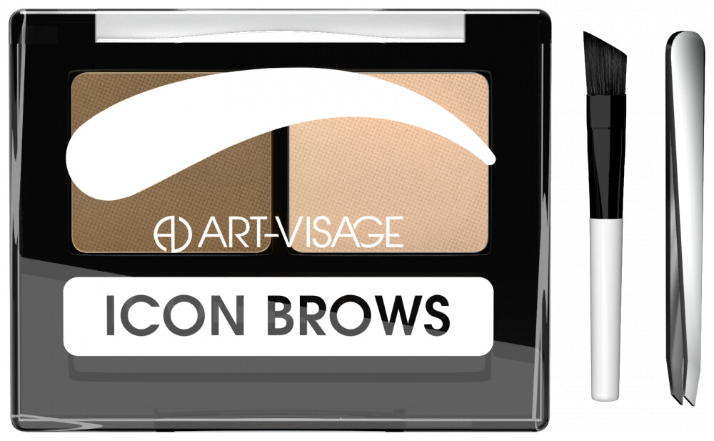 Тени для бровей двойные Icon brows отзывы