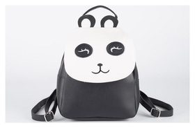 Рюкзак детский «Милая панда», цвет чёрный 
