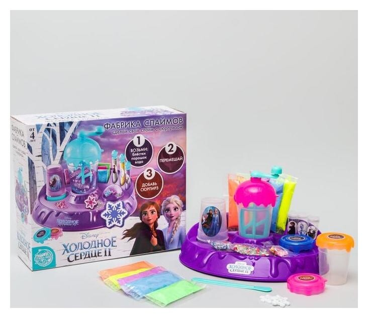 Набор для опытов «Фабрика слаймов», холодное сердце  Disney