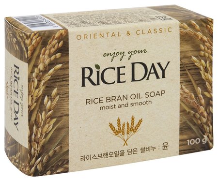 Мыло туалетное c экстрактом рисовых отрубей Rice Day отзывы