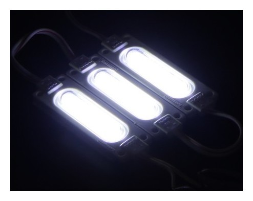 Светодиодная подсветка салона, Cob, 7х1.6 см, 12 В, Ip68, 1 Вт, клейкая основа, свет белый
