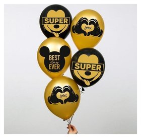 Воздушные шары "Mickey", микки маус (Набор 5 шт) 12 дюйм Disney