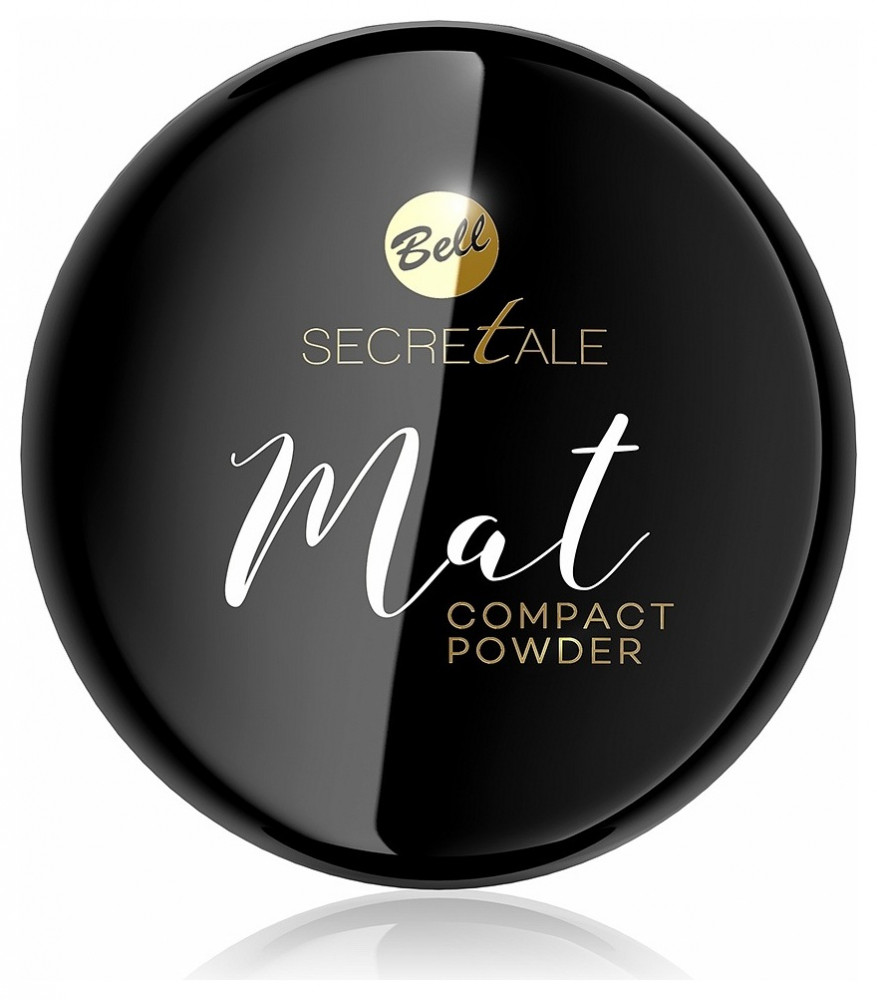 Матирующая компактная пудра с зеркалом "Secretale mat compact powder" Bell
