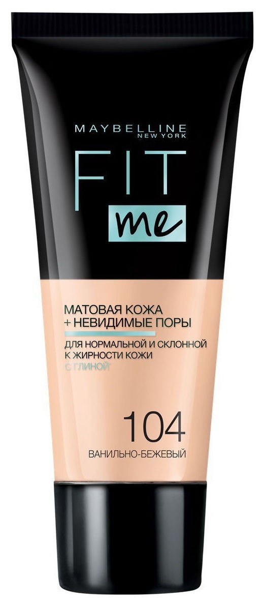 Тон 104 Ванильно-бежевый  Maybelline New York