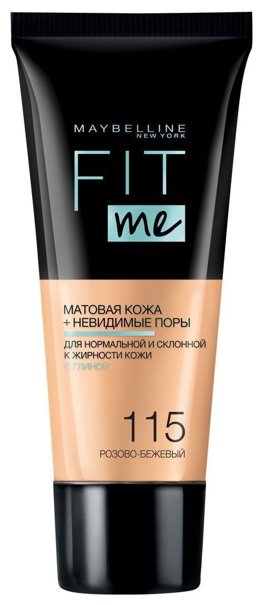 Тон 115 Розово-бежевый  Maybelline New York