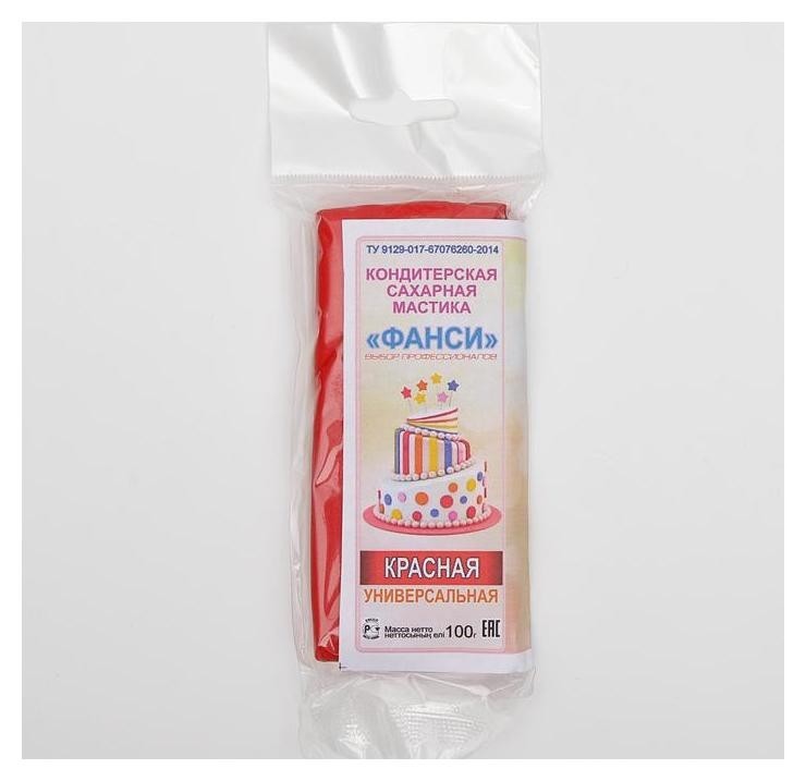 

Мастика "Фанси" красная, 100 г