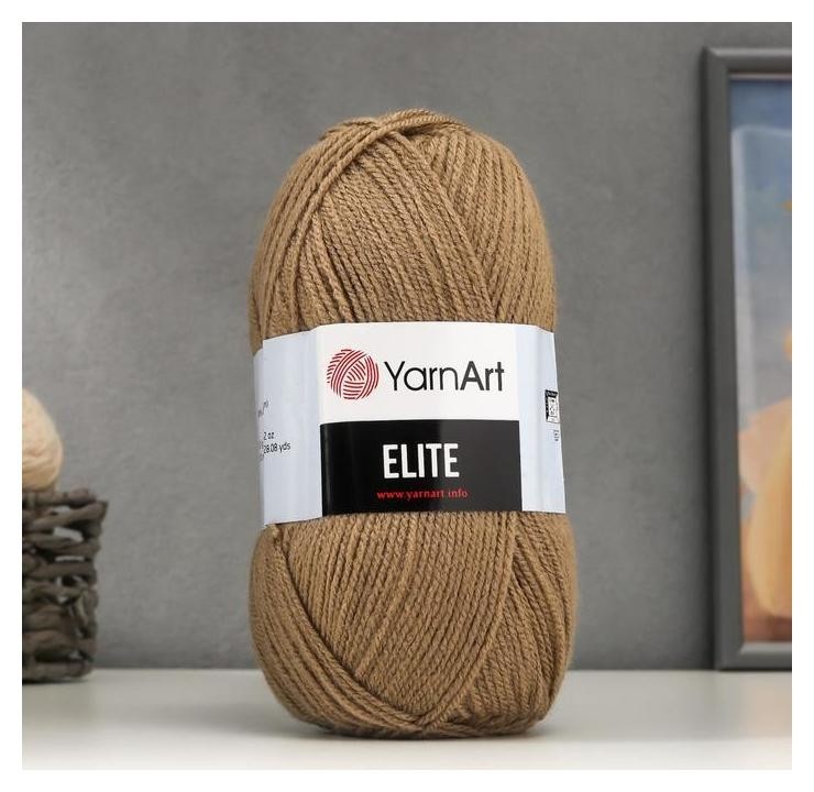 

Пряжа "Elite" 100% акрил 300м/100гр (218 серо-бежевый)