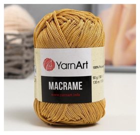 Пряжа "Macrame макраме" 100% полиэстер 130м/90гр (155 кремовый) YarnArt