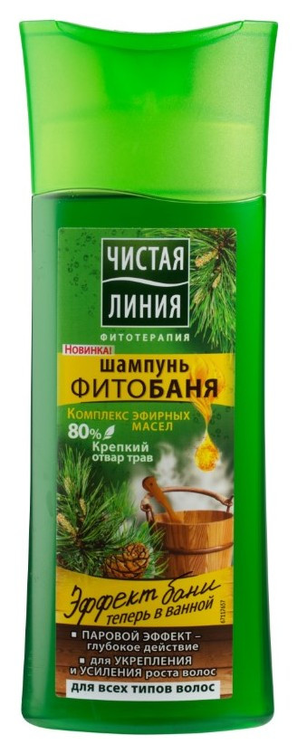 Шампунь для всех типов волос "Фитобаня"  Чистая линия