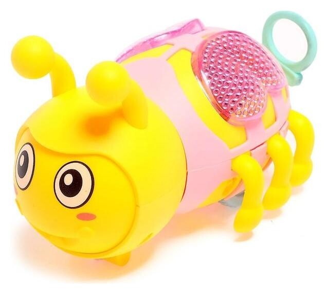 Игрушка заводная "Пчела", световые эффекты  