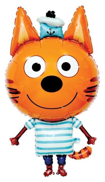 Шар фольгированный 36 фигура "Три кота, коржик" 1 шт. в упак.  Дон Баллон