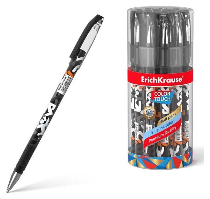 Ручка шариковая Erichkrause Colortouch Walkers, узел 0.7мм, чернила/синие 50817  Erich krause