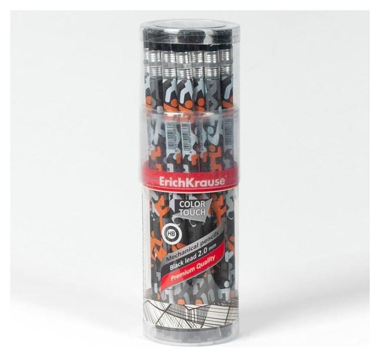 

Карандаш механический 2.0 мм Erichkrause Colortouch Walkers, с точилкой, НВ 50833