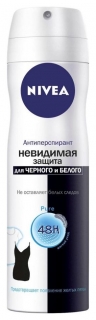 Дезодорант-спрей "Невидимая защита" для черного и белого Pure Nivea
