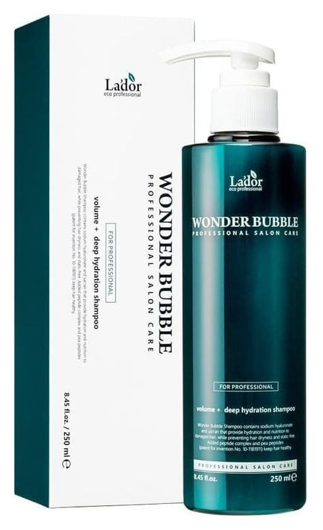Шампунь для глубокого увлажнения и придания объёма волосам Wonder Bubble Shampoo
