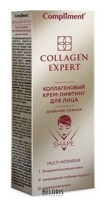 Крем-лифтинг для лица коллагеновый Дневное сияние Compliment Collagen Expert