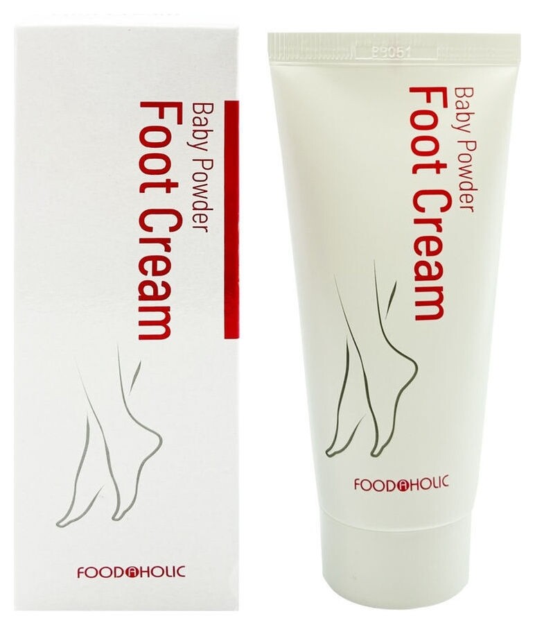 Крем для ног с Детской Пудрой Baby Powder Foot Cream  FoodaHolic