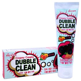 Зубная паста кремовая с очищающими пузырьками и экстрактом красного грейпфрута Creamy Dubble Clean Mukunghwa
