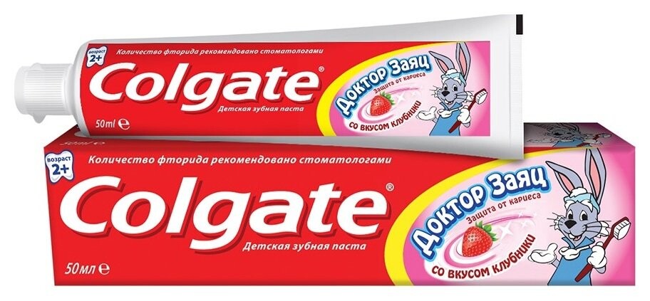 Зубная паста "Доктор заяц" со вкусом клубники отзывы