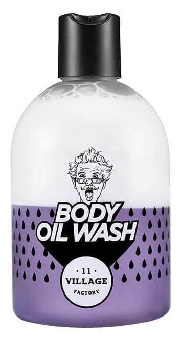 Двухфазный гель масло для душа с ароматом пачули Relax-day Body Oil Wash Violet (Объем 300 мл)