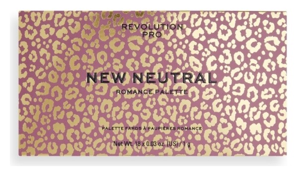 Палетка теней для век New Neutral Romance Palette  Revolution PRO