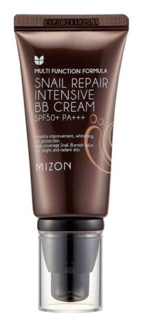 ББ-крем с экстрактом муцина улитки Snail Repair Intensive SPF50+  Mizon