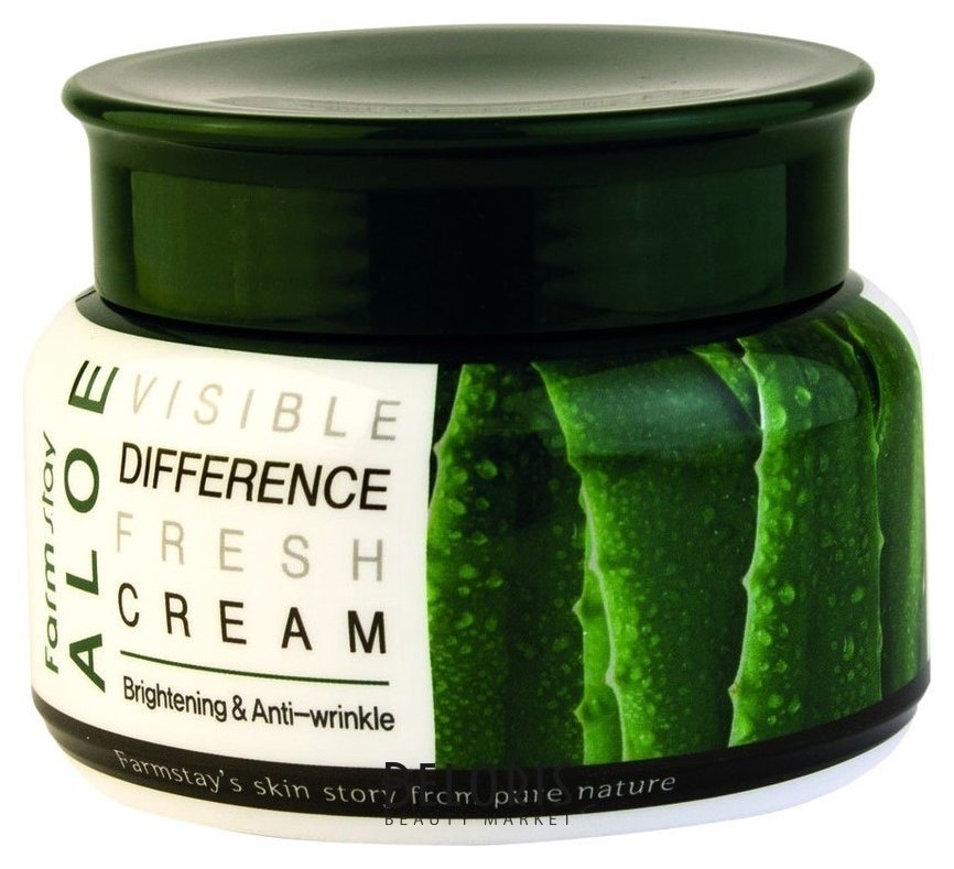 Освежающий крем с экстрактом алоэ Aloe Visible Difference Fresh Cream FarmStay