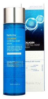 Увлажняющая коллагеновая сыворотка Collagen Water Full Moist Serum FarmStay