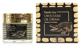 Питательный крем с крокодильим жиром Crocodile Oil Cream FarmStay