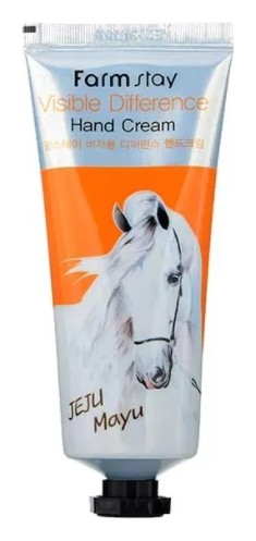 

Крем для рук с лошадиным маслом Visible Difference Hand Cream Jeju Mayu
