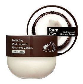 Многофункциональный крем с кокосом Real Coconut All-in-one Cream FarmStay