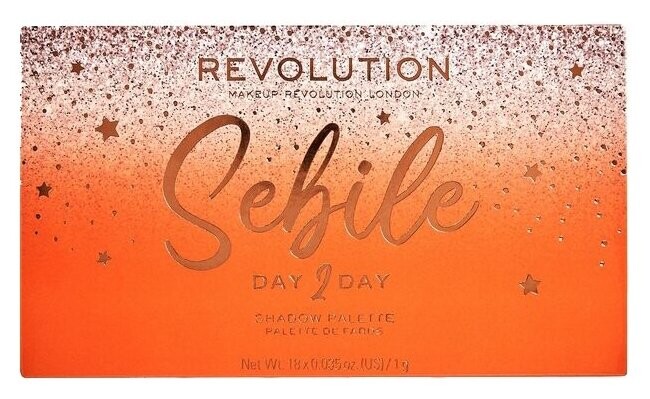 Палетка теней для век Sebile Day 2 Day Makeup Revolution