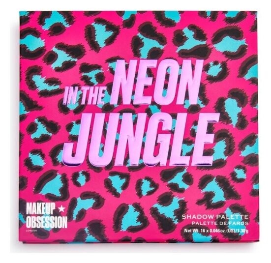 Палетка теней для век In The Neon Jungle Eyeshadow Palette Makeup Obsession