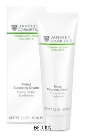 Крем балансирующий с тонирующим эффектом Tinted Balancing Cream Janssen Cosmetics Combination skin