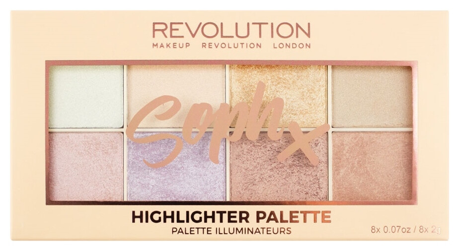 Палетка хайлайтеров Soph x Highlighter Palette  Makeup Revolution