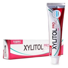 Зубная паста оздоравливающая десны, с экстрактами трав Лечебно-профилактическая Xylitol Pro Clinic Mukunghwa