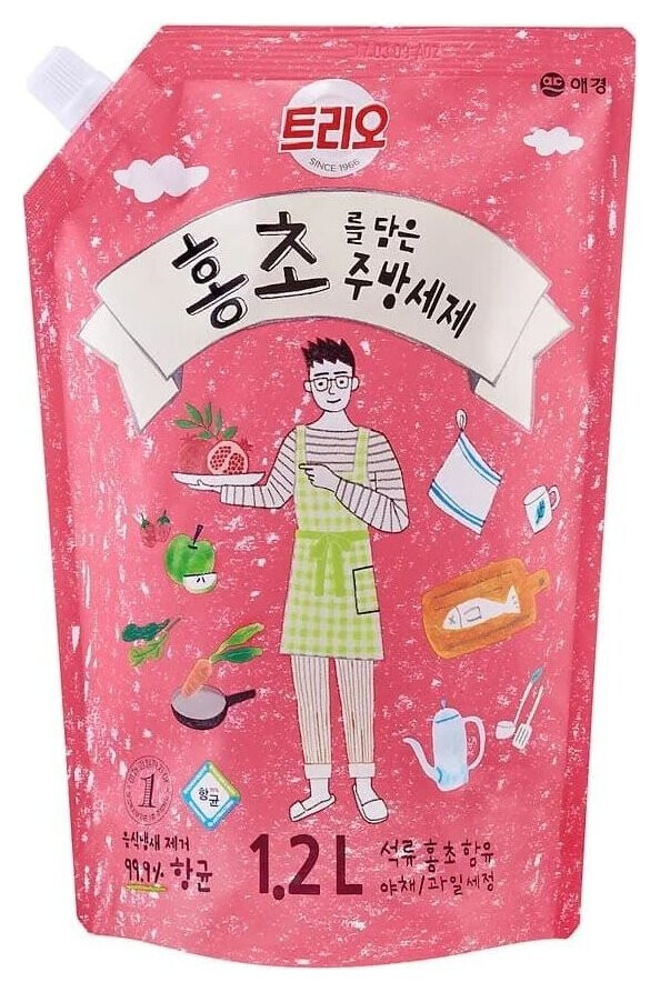 Средство для мытья посуды Гранат Трио  Trio