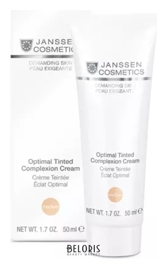 Крем для лица дневной оптимал комплекс Optimal Tinted Complexion Cream SPF 10 Janssen Cosmetics Demanding skin