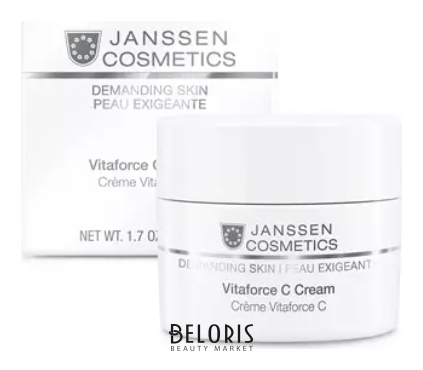 Крем для лица регенерирующий с витамином С Vitaforce C Cream Janssen Cosmetics Demanding skin