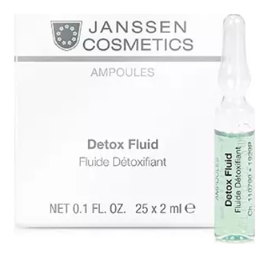Детокс-сыворотка для кожи лица в ампулах Detox Fluid (Объем 3шт х 2 мл)